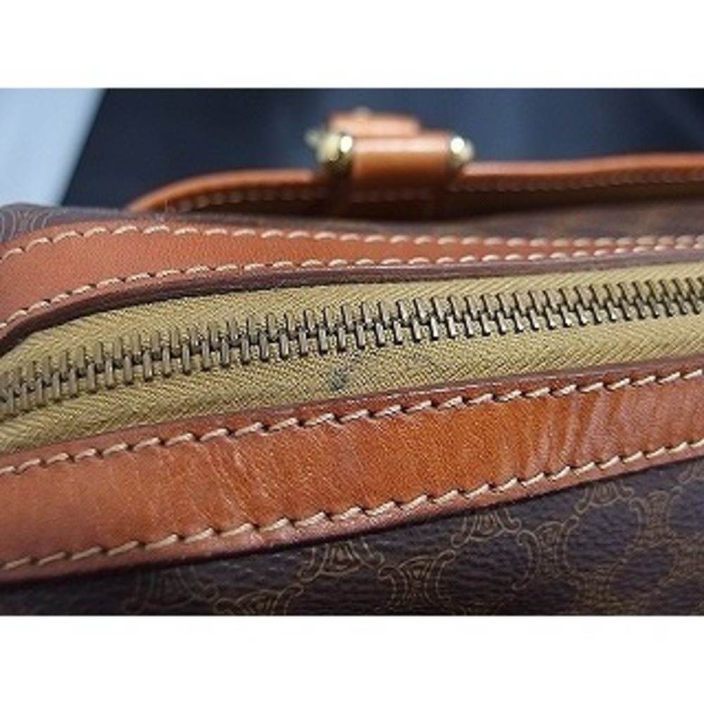 Celine Macadam Pattern Square Bag Brown - image 6